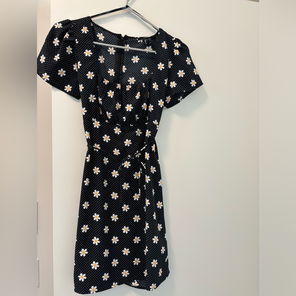 2/$10 Sunflower Polkadot Cute Dress - NWT!